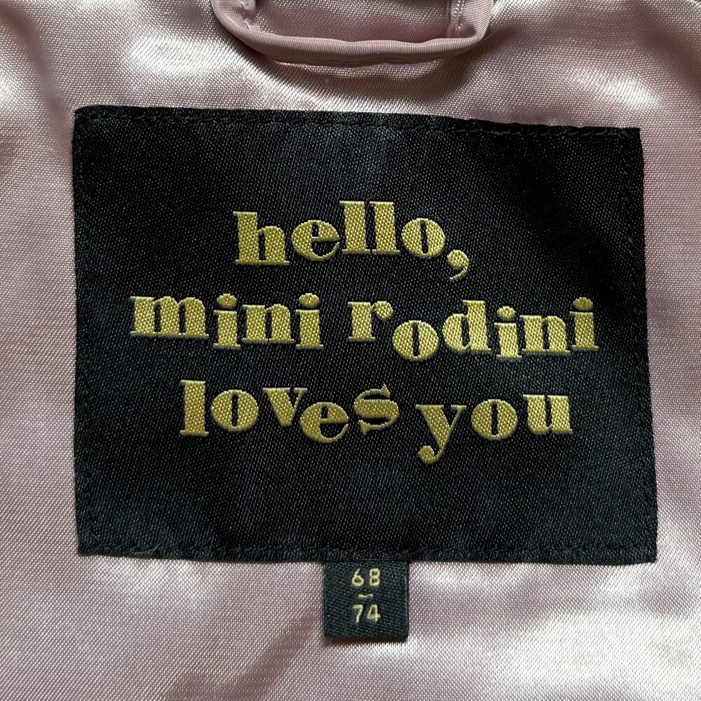 Mini Rodini Dual Zip Rose Onesize